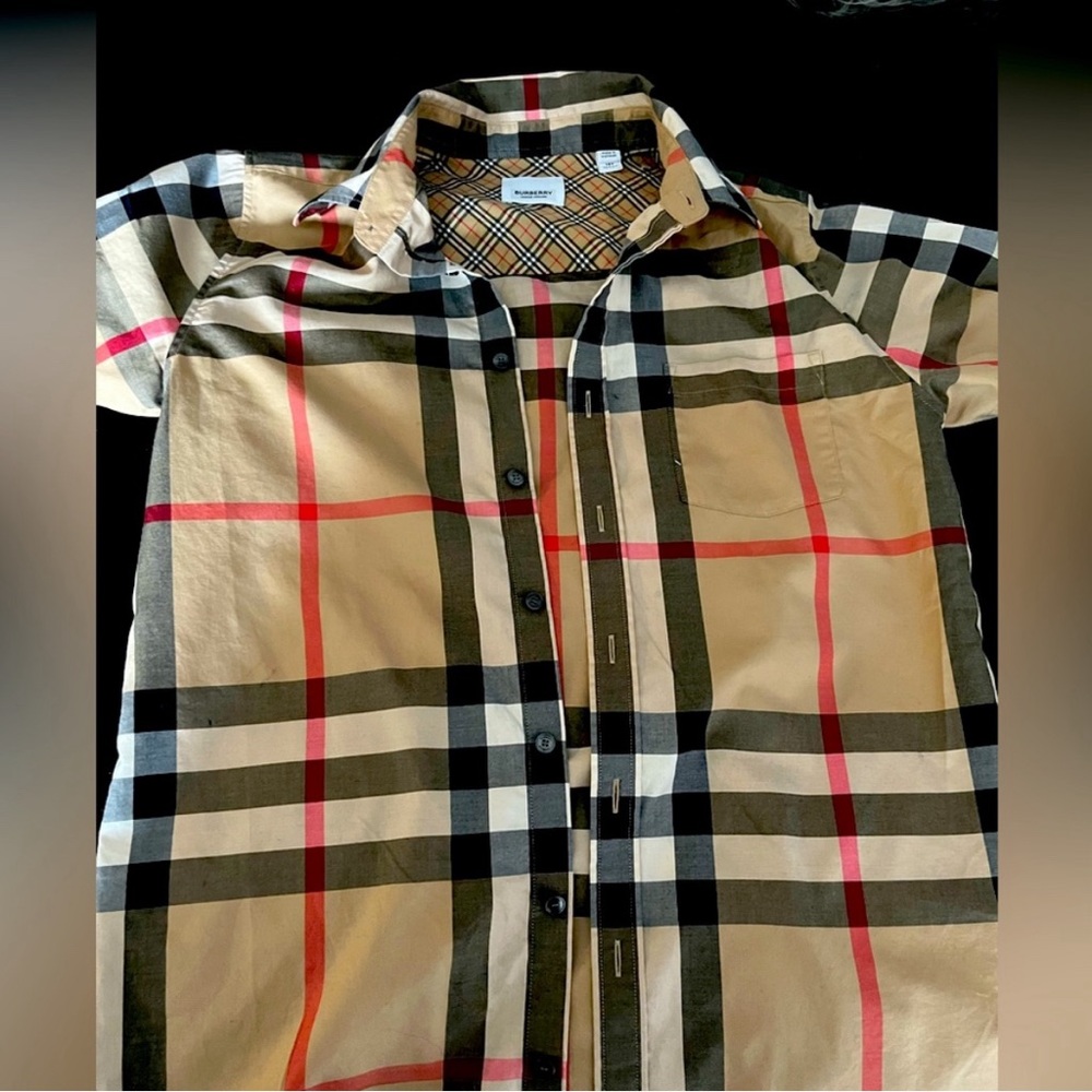 Boys Burberry Shirt